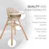 Silla de comer WOODY 6 en 1 KIKKABOO beige Silla de comer WOODY 6 en 1 KIKKABOO beige