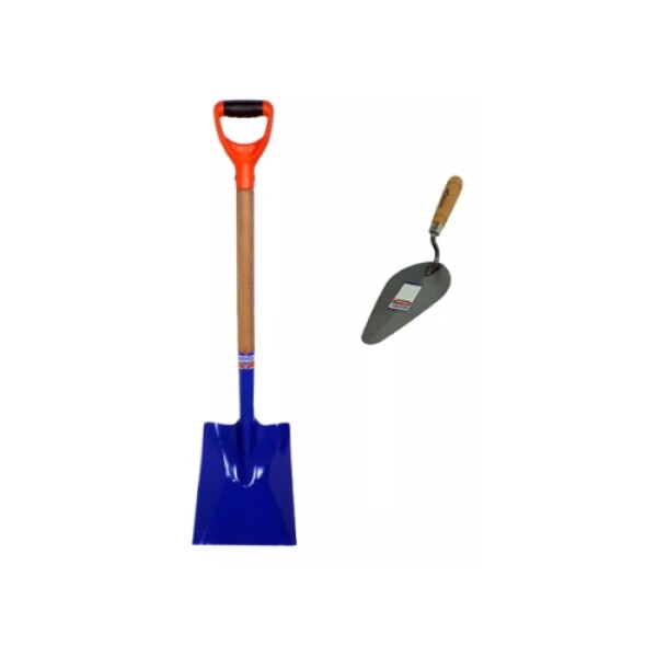 Combo Hermasur® Pala de palear ergonómica + cuchara de albañil 8" Combo Hermasur® Pala de palear ergonómica + cuchara de albañil 8"