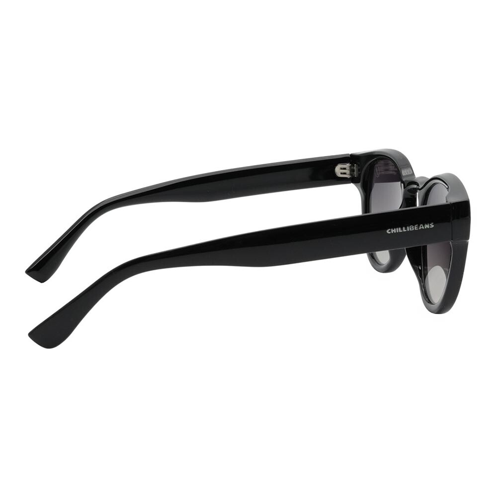 Lentes De Sol De Policarbonato Redondo Chilli Beans Natal Gradiente/Negro