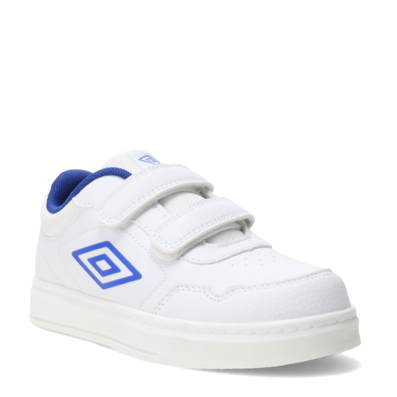 Championes de Niños Umbro Steve Junior Blanco - Azul Real