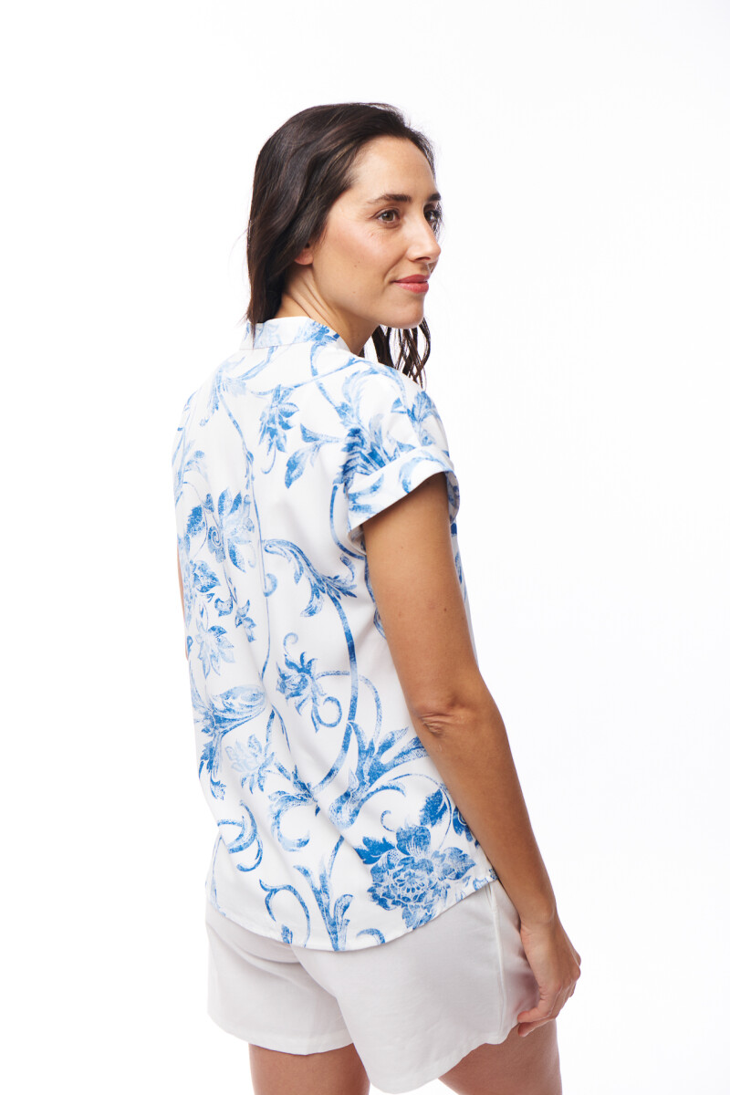 BLUSA MAGDA ESTAMPADO AZUL