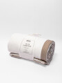 Cubrecama 1 Plaza Microfibra Washed Blanco