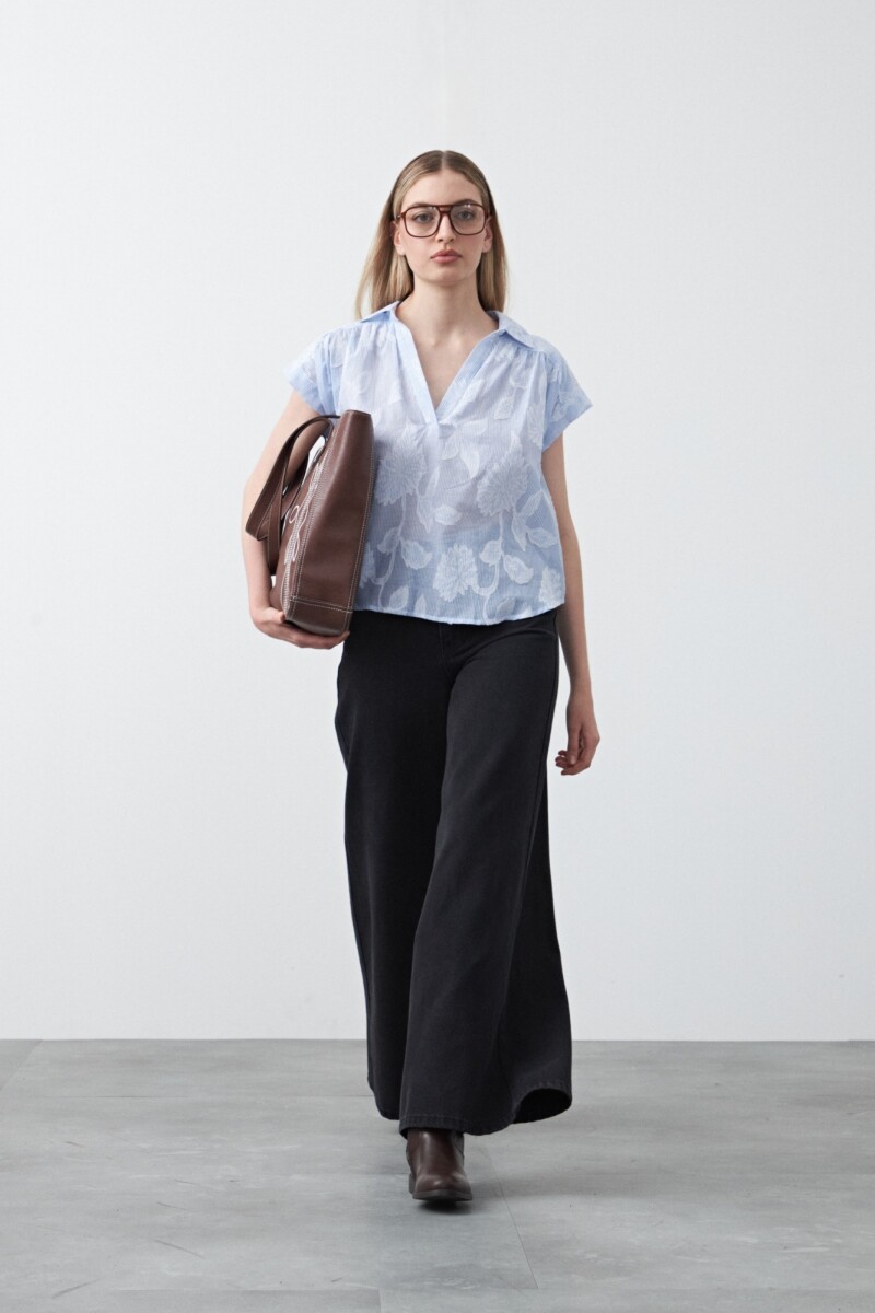 BLUSA CELINA Celeste