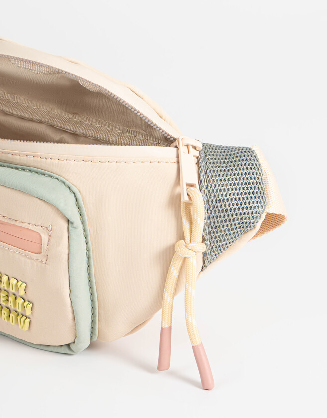 Riñoneras Deportivo Riñonera Colorblock Sport - Marron Beige