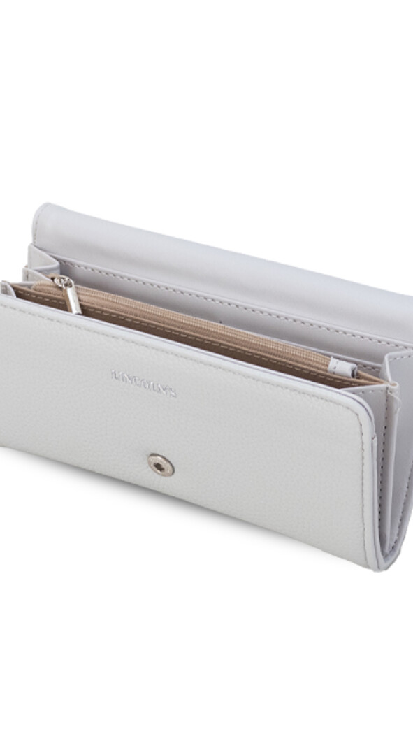BILLETERA FAUSTINA GRIS ACERO