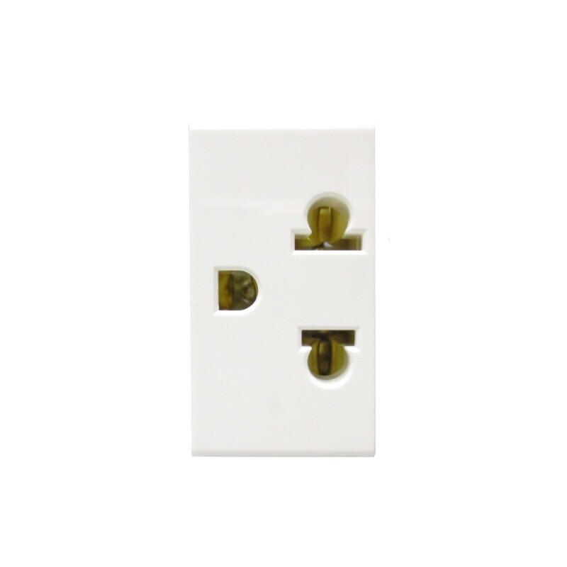 ""MODULO TOMA P/ COMP. CON TIERRA DUOMO ""BLANCO" 15-16A ""MODULO TOMA P/ COMP. CON TIERRA DUOMO ""BLANCO" 15-16A