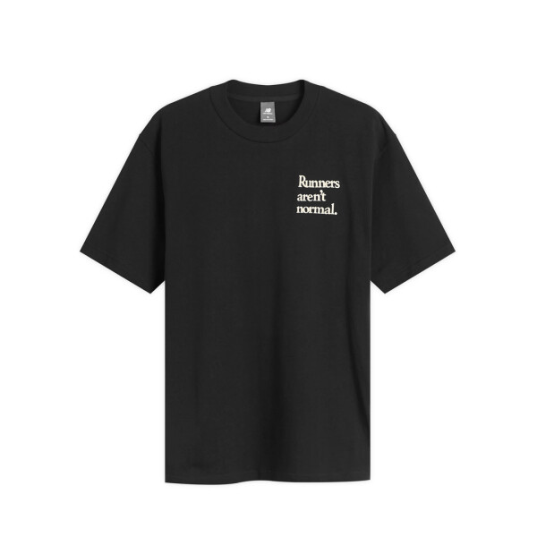 RUNNERS ARENT NORMAL TSHIRT - NEW BALANCE NEGRO