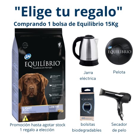 EQUILIBRIO PERRO ADULTO LIGHT 15 KG Equilibrio Perro Adulto Light 15 Kg