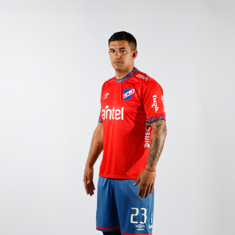 Camiseta Away 1 2023 Nacional Hombre Skuba, Rojo, Azul Marino