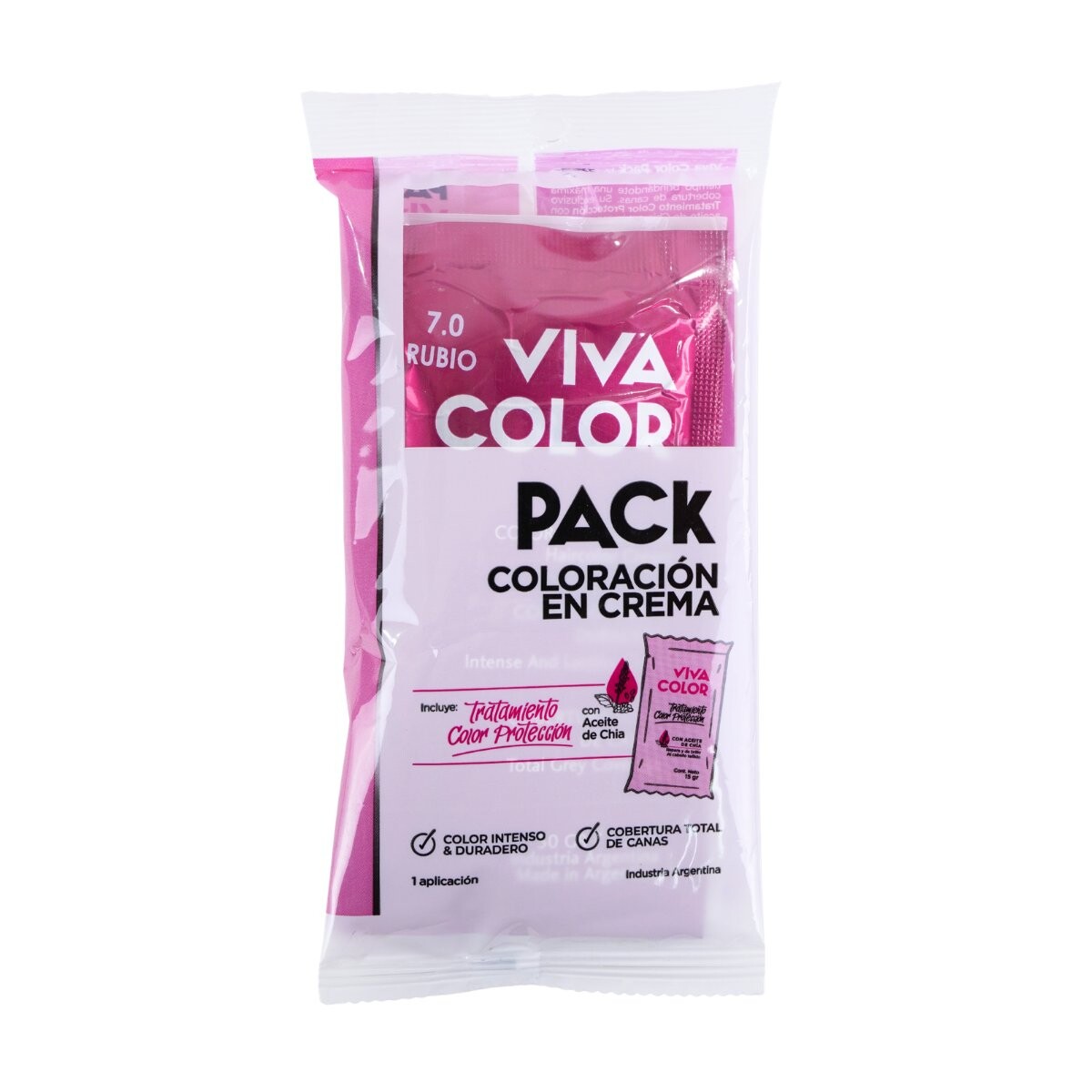 TINTA VIVA COLOR PACK 7.0 RUBIO 