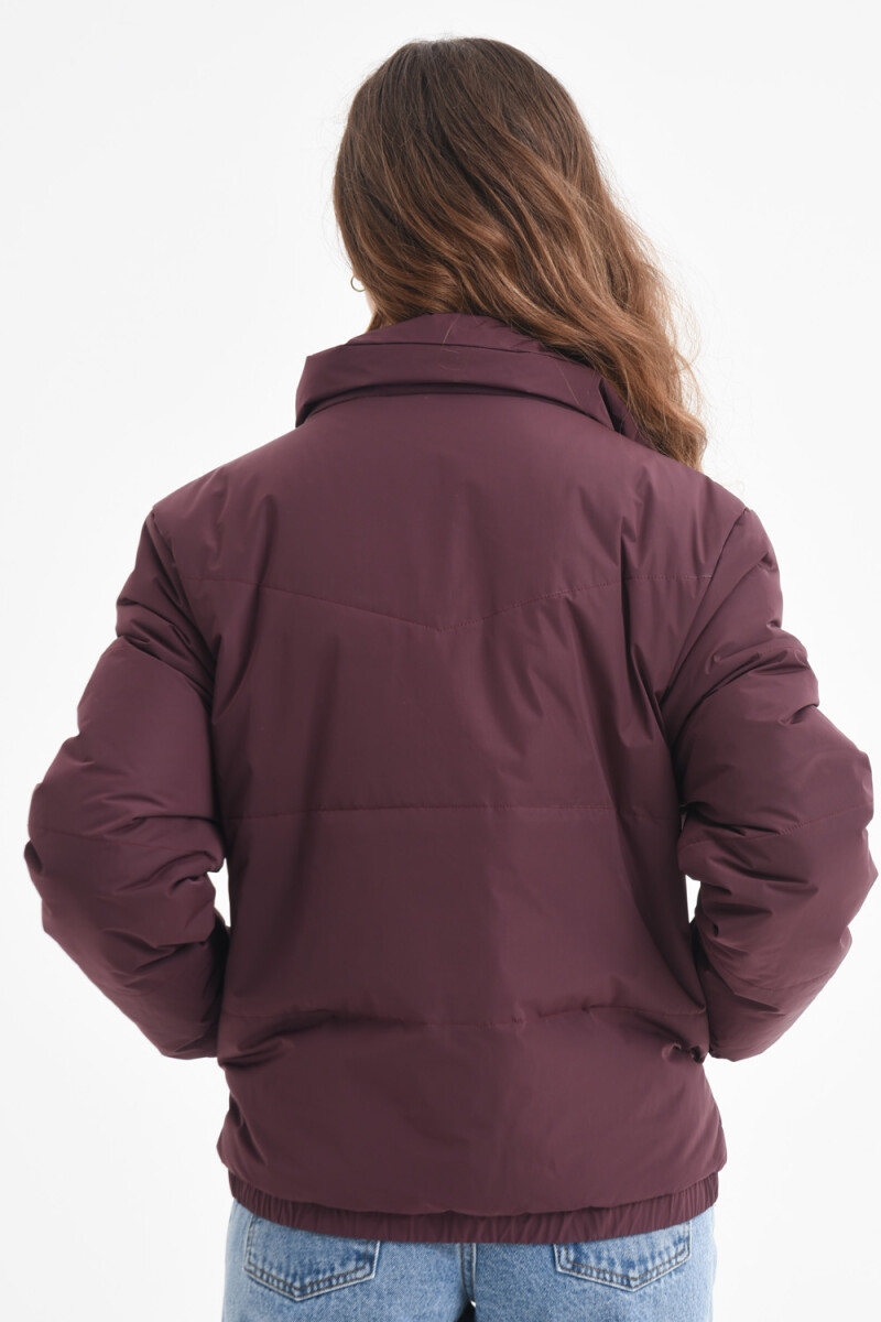 Campera capitoneada Ciruela