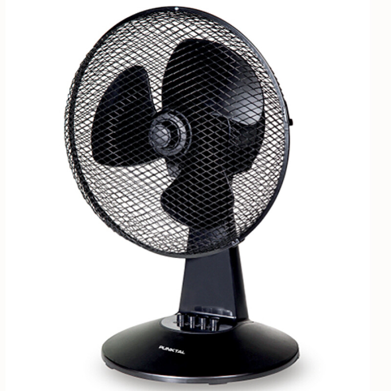 VENTILADOR DE MESA PUNKTAL PK 3016 VT 30 cm Negro N/A