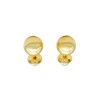 Abridores Bolita-Oro 18k-Sin piedra-AB9516 sinpiedra