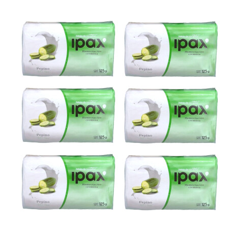 Jabon de tocador Ipax funda x 6 Pepino
