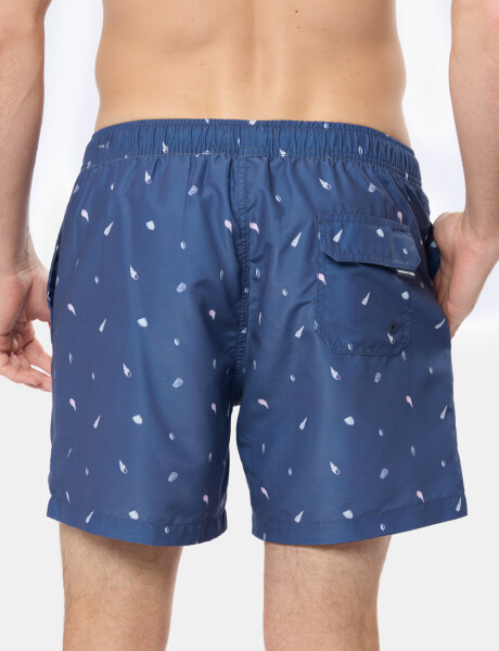 SHORT ESTAMPADO Azul