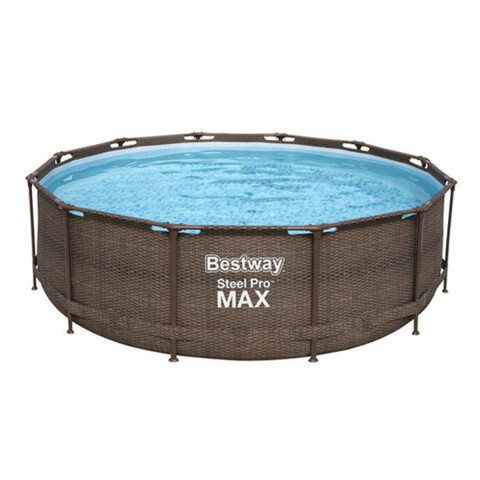 Pileta Estructural Bestway Steel Pro Max 56709 X 0 Cm De Ancho X 3.66 M De Diámetro Pileta Estructural Bestway Steel Pro Max 56709 X 0 Cm De Ancho X 3.66 M De Diámetro