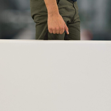 Mesa Plegable en Plástico Reforzado 1,80 mts Jardín Patio Blanco