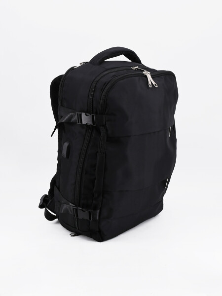 MOCHILA TRIP MULTI COMPARTIMIENTOS NEGRO