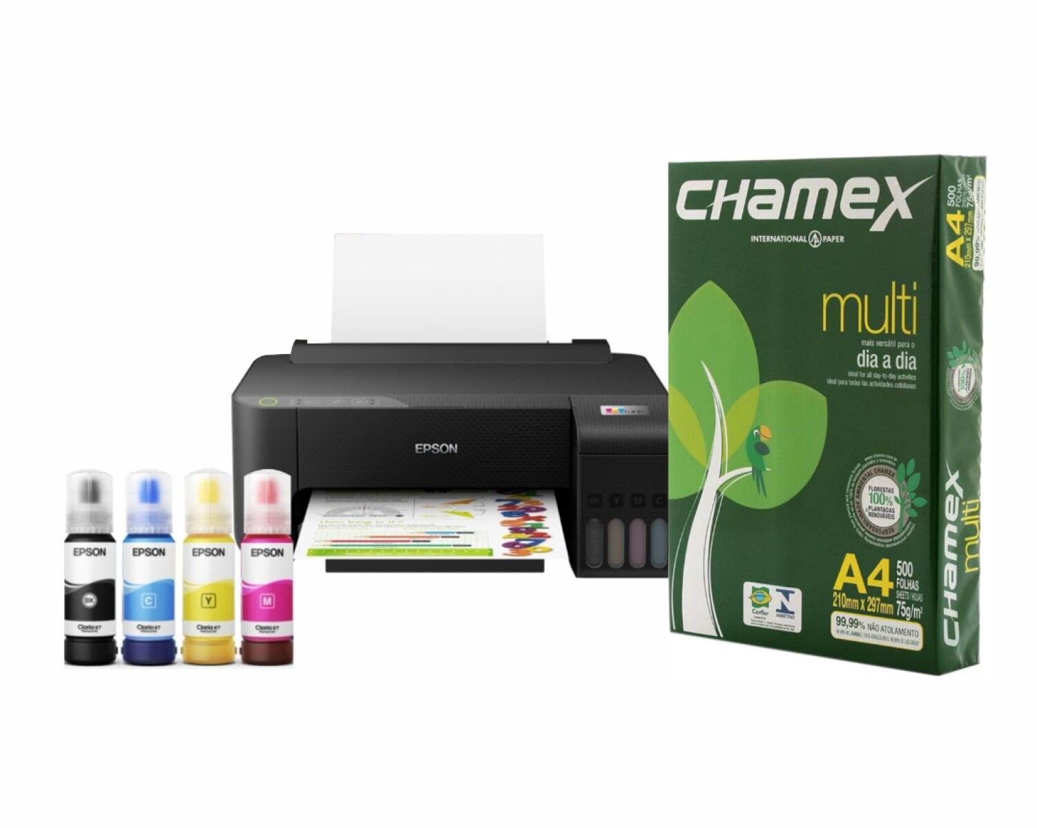 Impresora HP Multifuncional Ink Tank 315 + Resma de 500 Hojas 
