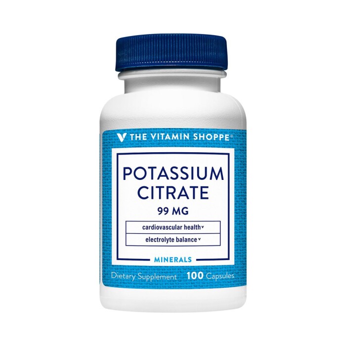 POTASSIUM CITRATE 99 MG. VIT. SHOPPE FR. única