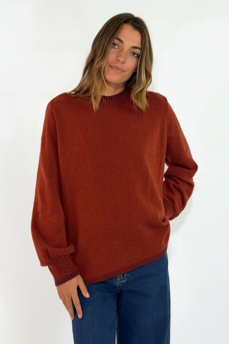 SWEATER BRUMA Ladrillo