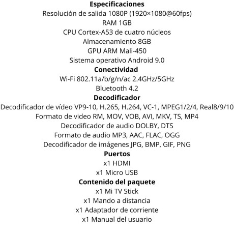 Xiaomi MI TV Stick V01
