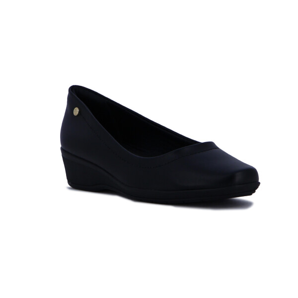 Comfortlex Zapato Taco Corrido Bajo Negro