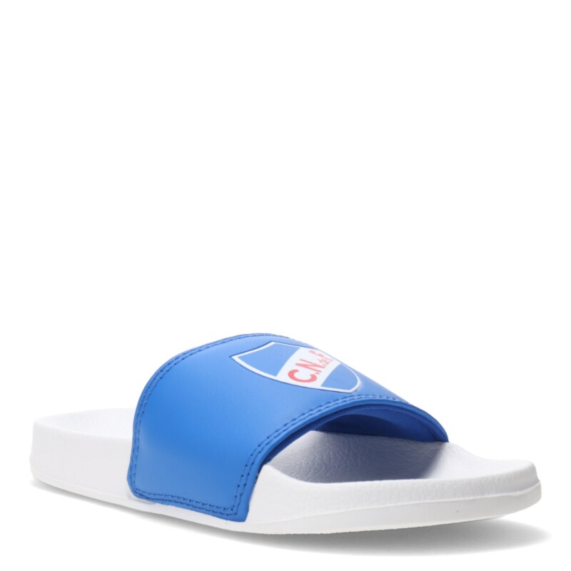 Chanclas Infantiles Nacional Nacional Azul Real - Blanco