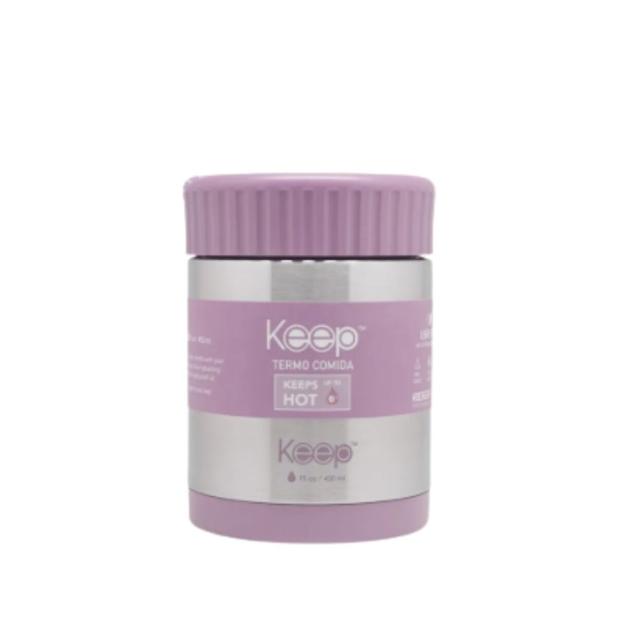 TERMO COMIDA KEEP COLORES 0.45L Lila