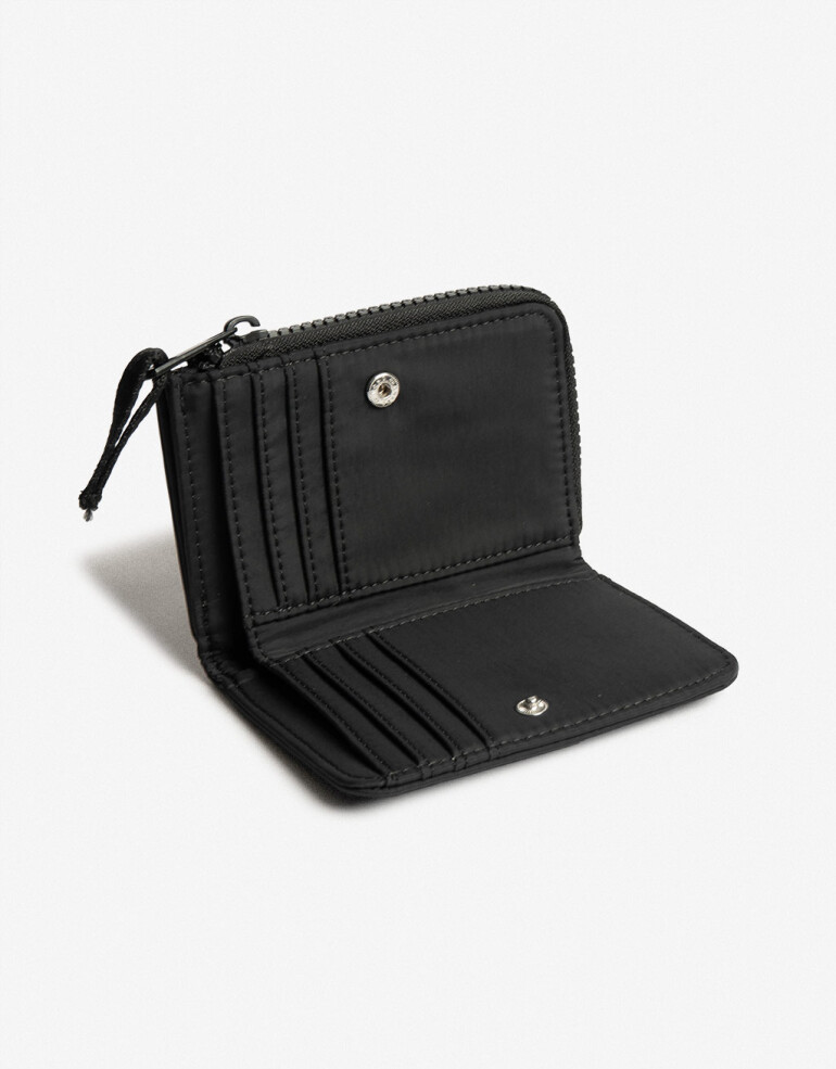 Billetera Nylon Billetera De Material Reciclado - Negro