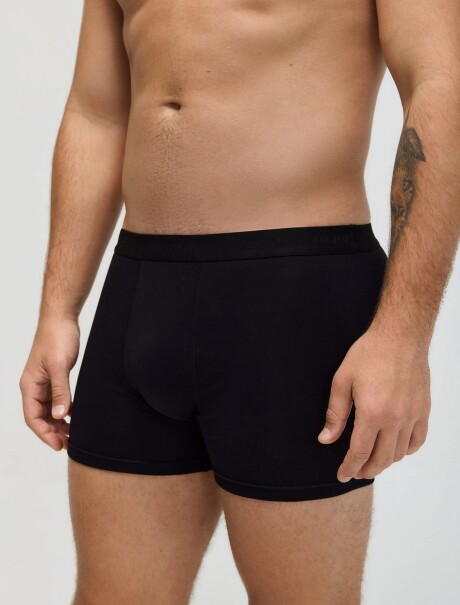 KIT CON 2 CALZONCILLOS BOXER LARGOS NEGRO