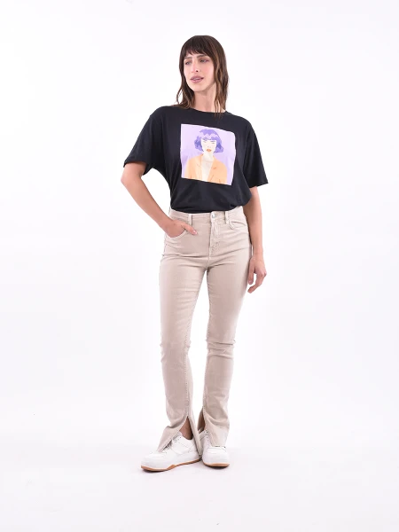 JEAN FEDERICA STRAIGHT BEIGE