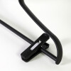 PERCHA PLAST NEGRO C/GANCHO 40X22CM Unica