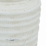 FLORERO ANILLOS 14.5x14.5x15CM BLANCO FLORERO ANILLOS 14.5x14.5x15CM BLANCO