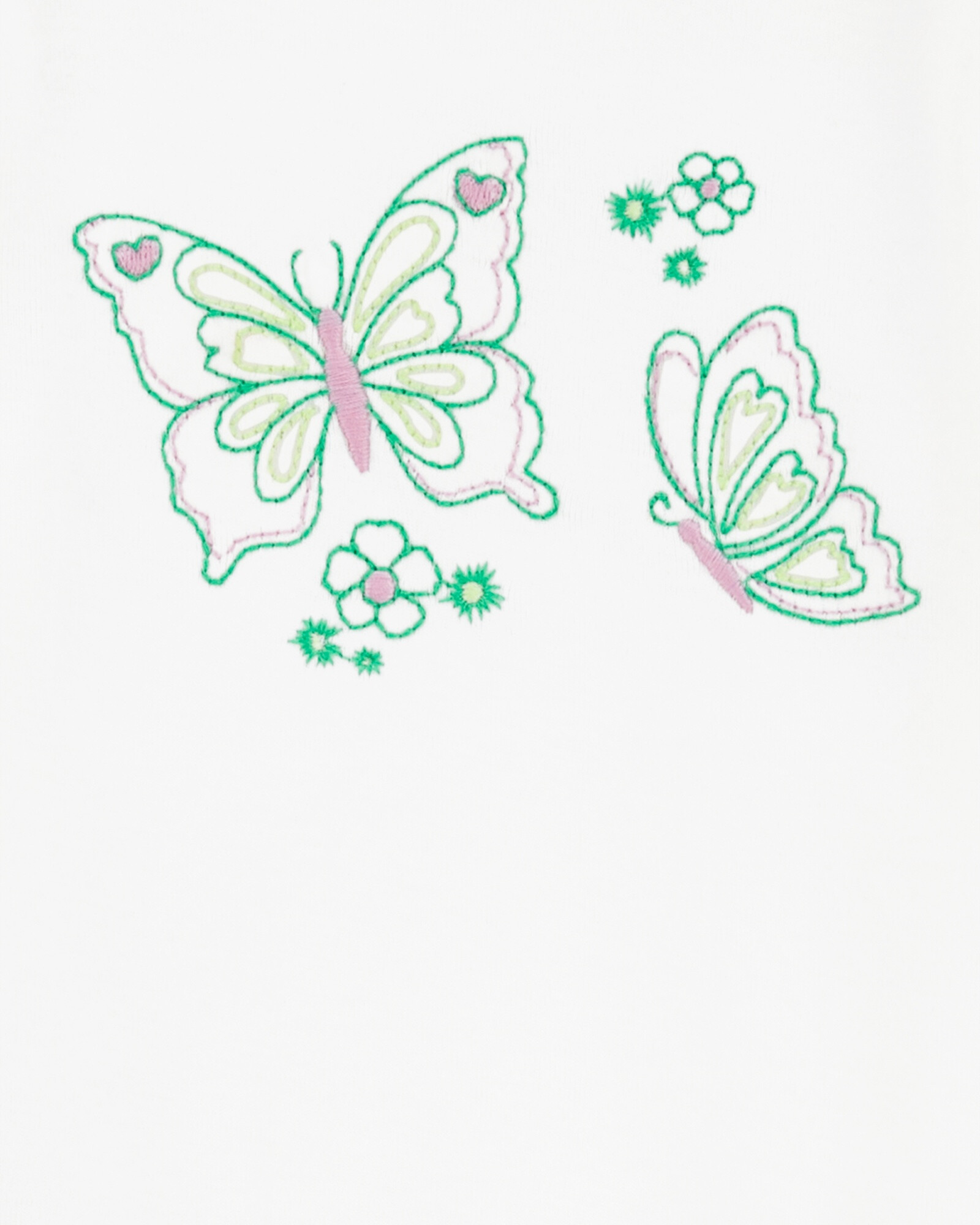 Set dos piezas de algodón, calza y body diseño mariposa Set dos piezas de algodón, calza y body diseño mariposa