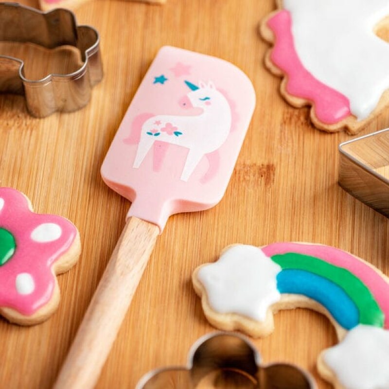 JUEGO DE CORTADORES DE GALLETAS CON ESPATULA STEPHEN JOSEPH UNICORNIO