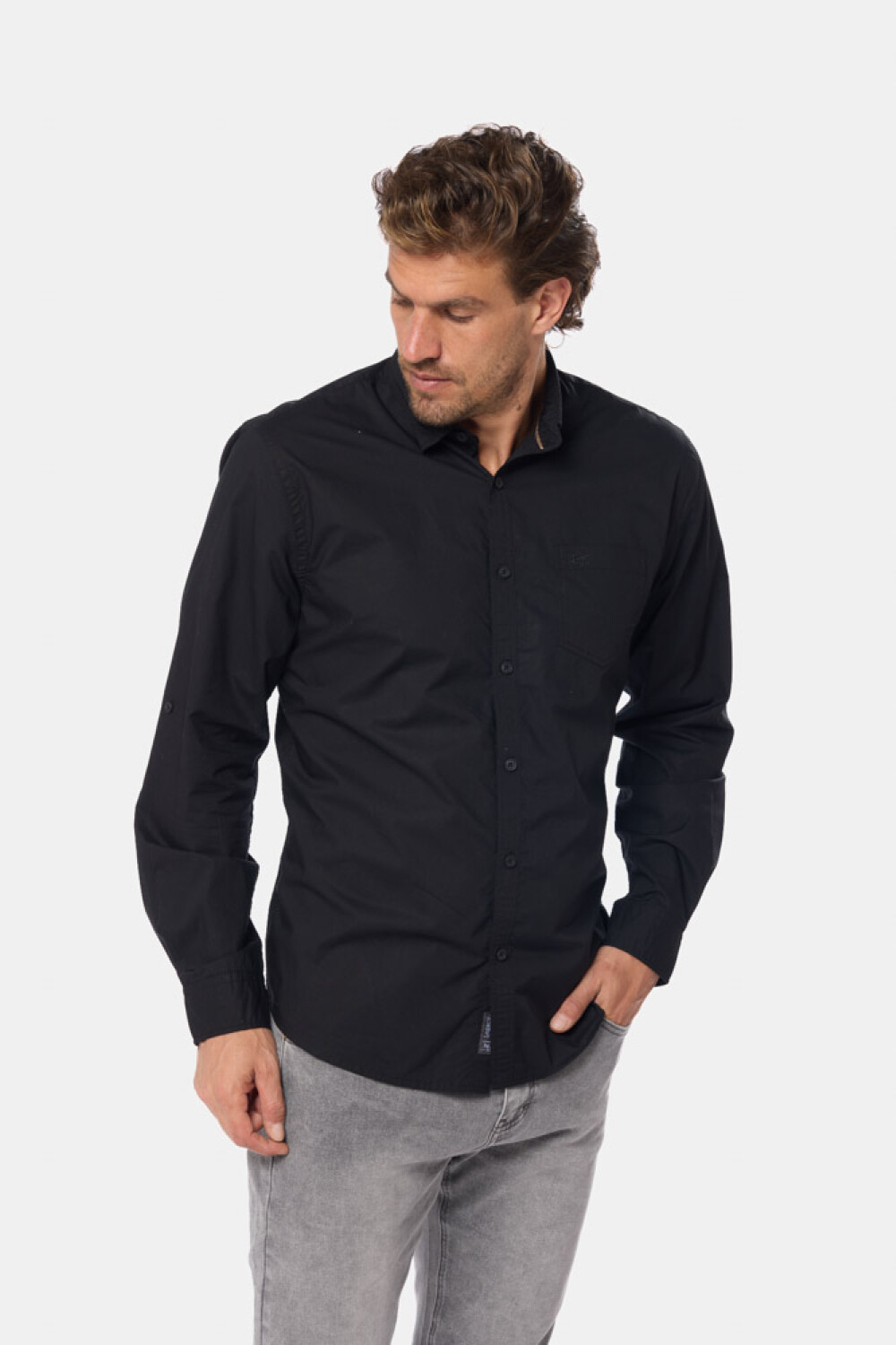 CAMISA LISA Negro