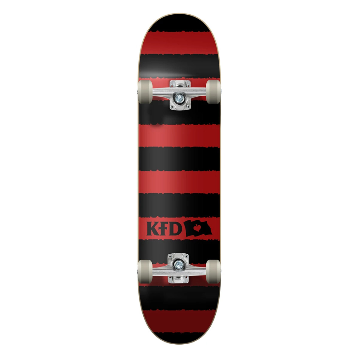 Skate armado KFD Prog Stripes Red 7.75'' 