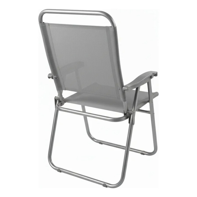 Sillón Reforzado en Aluminio Cancún Plus Zaka Gris