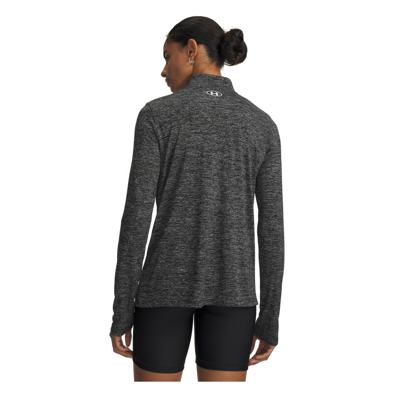 Campera UA Tech 1/2 Zip- Twist Mujer 1384225-001 Negro