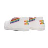 Canvas Rainbow Webbing - Hombre White