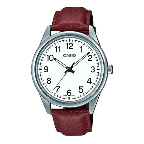 Reloj Casio MTPV005L-7B4UDF Clásico Cuero Marron 0
