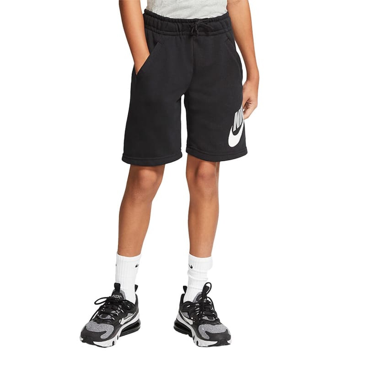 Short Nike Club de Niños - CK0509-010 - Negro-blanco 