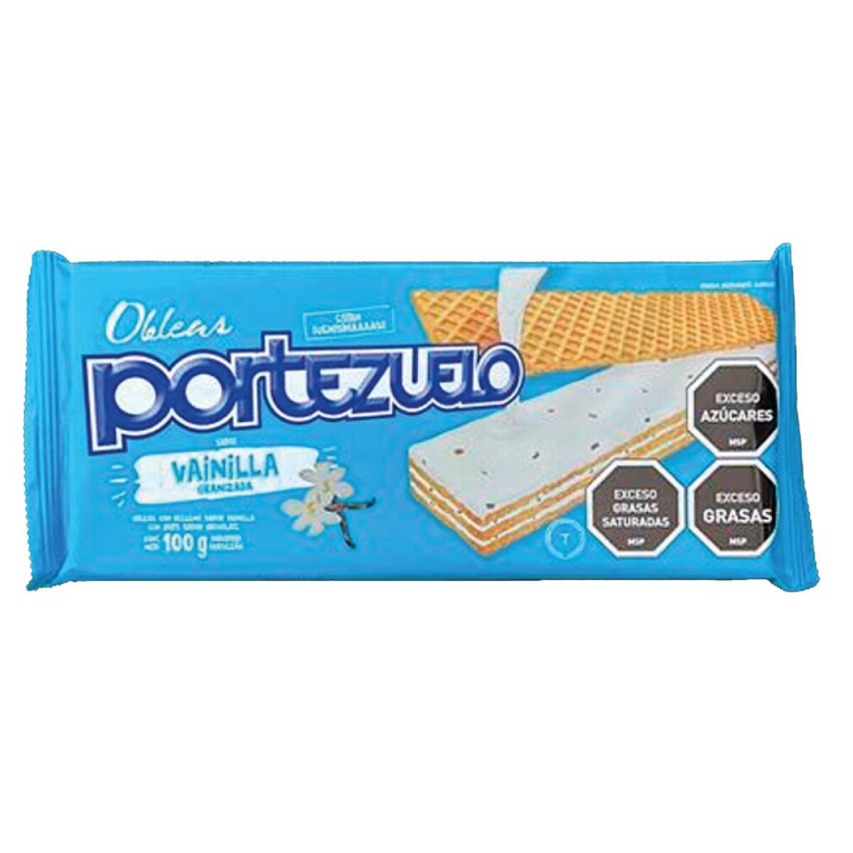 Oblea Portezuelo - Sabor Vainilla 
