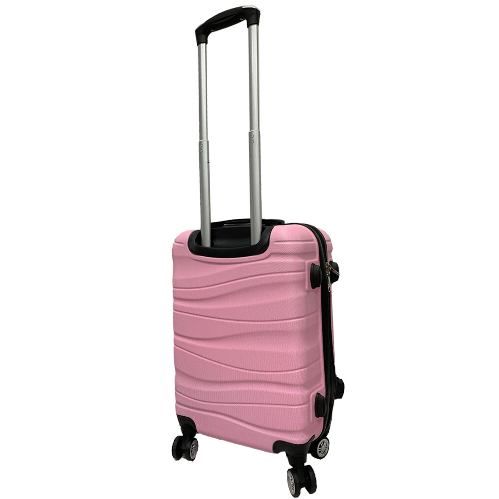 Valija Rigida Carry On Con Mango Telescopico Rosa Valija Rigida Carry On Con Mango Telescopico Rosa