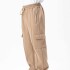 Pantalon Cargo Liso Beige