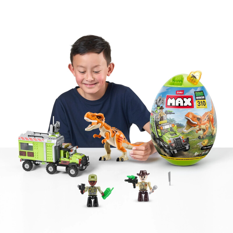 ZURU - MAX - Dino Adventure T-Rex Attack (310 piezas) ZURU - MAX - Dino Adventure T-Rex Attack (310 piezas)