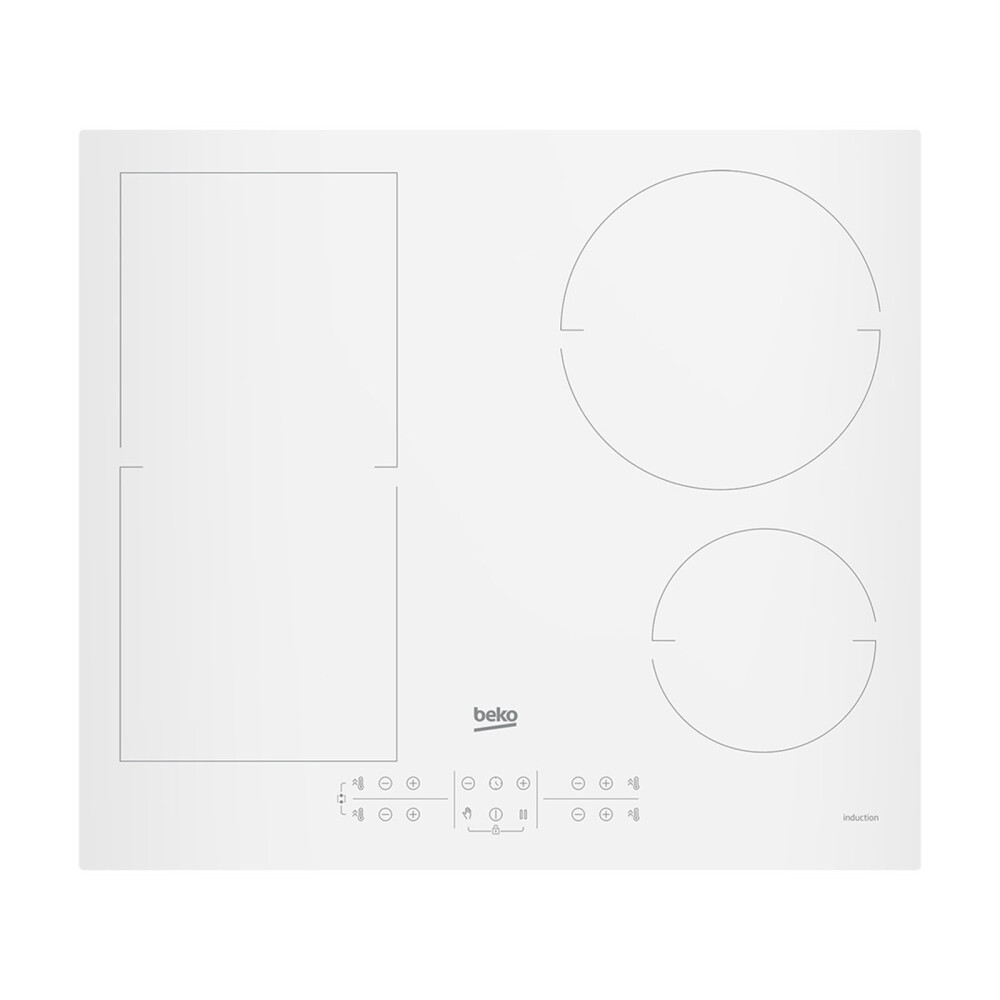 ANAFE INDUCCIÓN 60CM ELECTRICO BLANCO BEKO HII64200FMTW