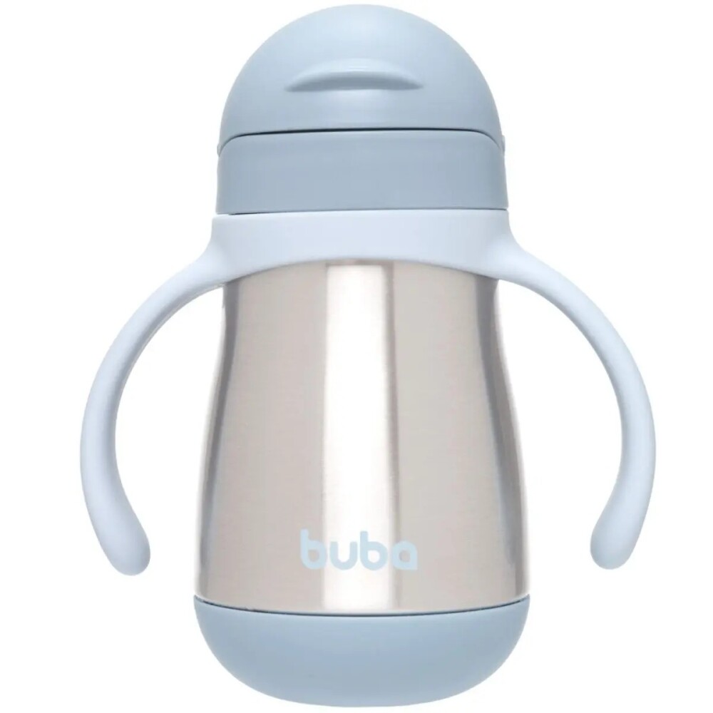 Vaso termico BUBA anticolicos celeste metal