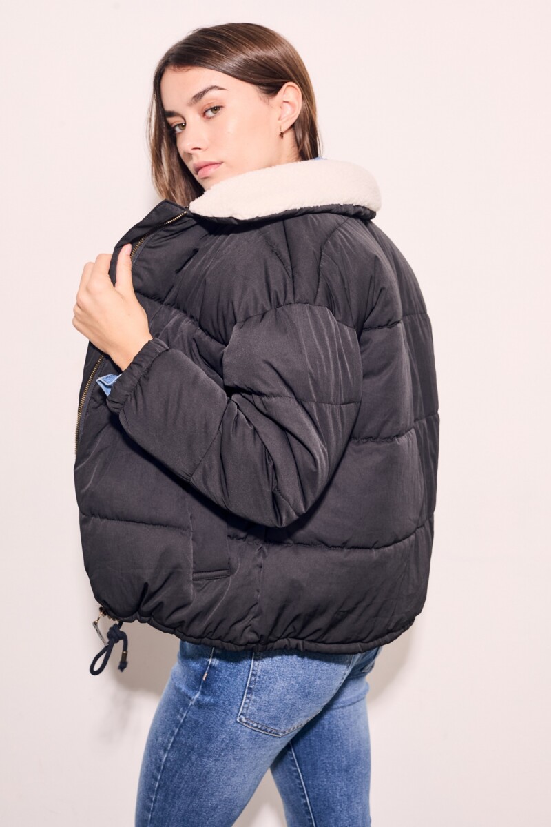 Campera Capitoneada Negro